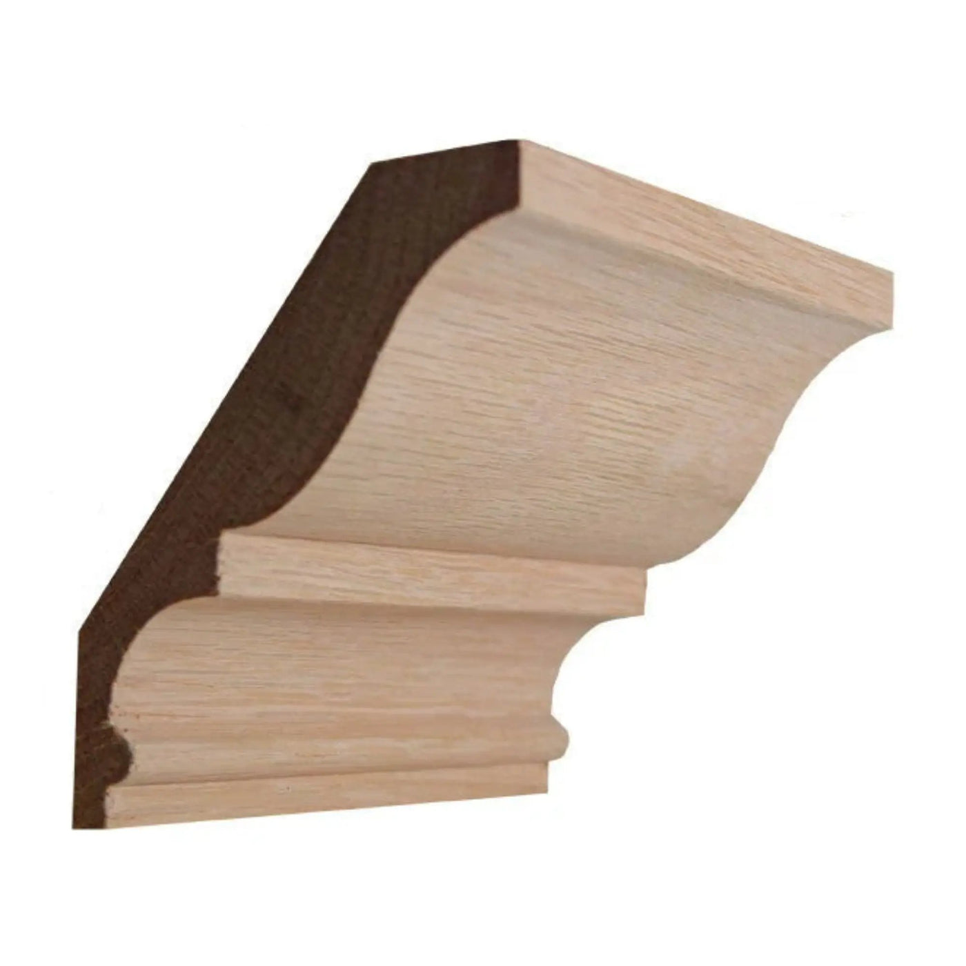 EWCR18 Crown 7/8" x 4-1/2" Unfinished 3-1/2" High x 2-3/4" Deep by NewMouldings