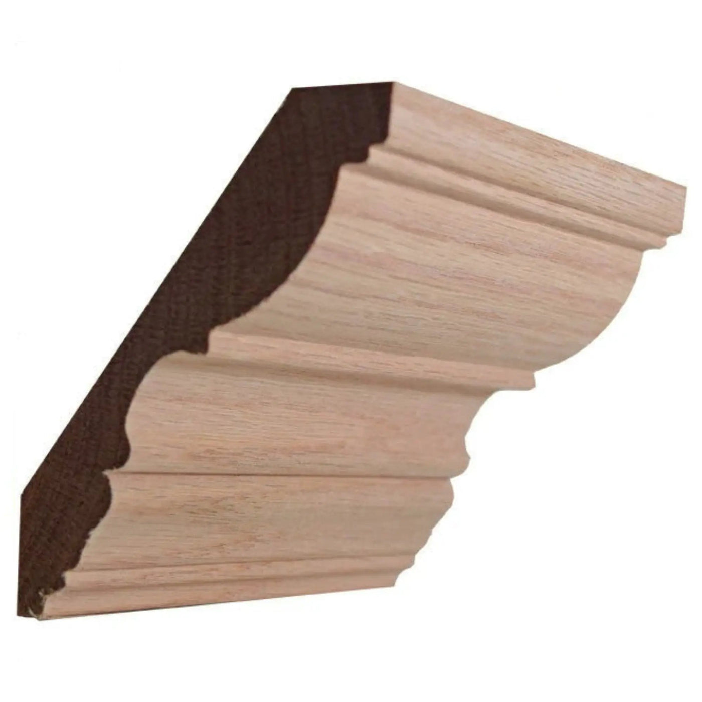 EWCR30 Crown 7/8" x 4-1/2" Unfinished 3-1/2" High x 2-7/8" Deep by NewMouldings