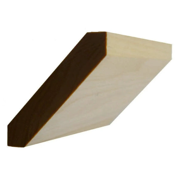 EWCR38 Crown 3/4" x 4" Unfinished 2-3/4" High x 2-3/4" Deep
