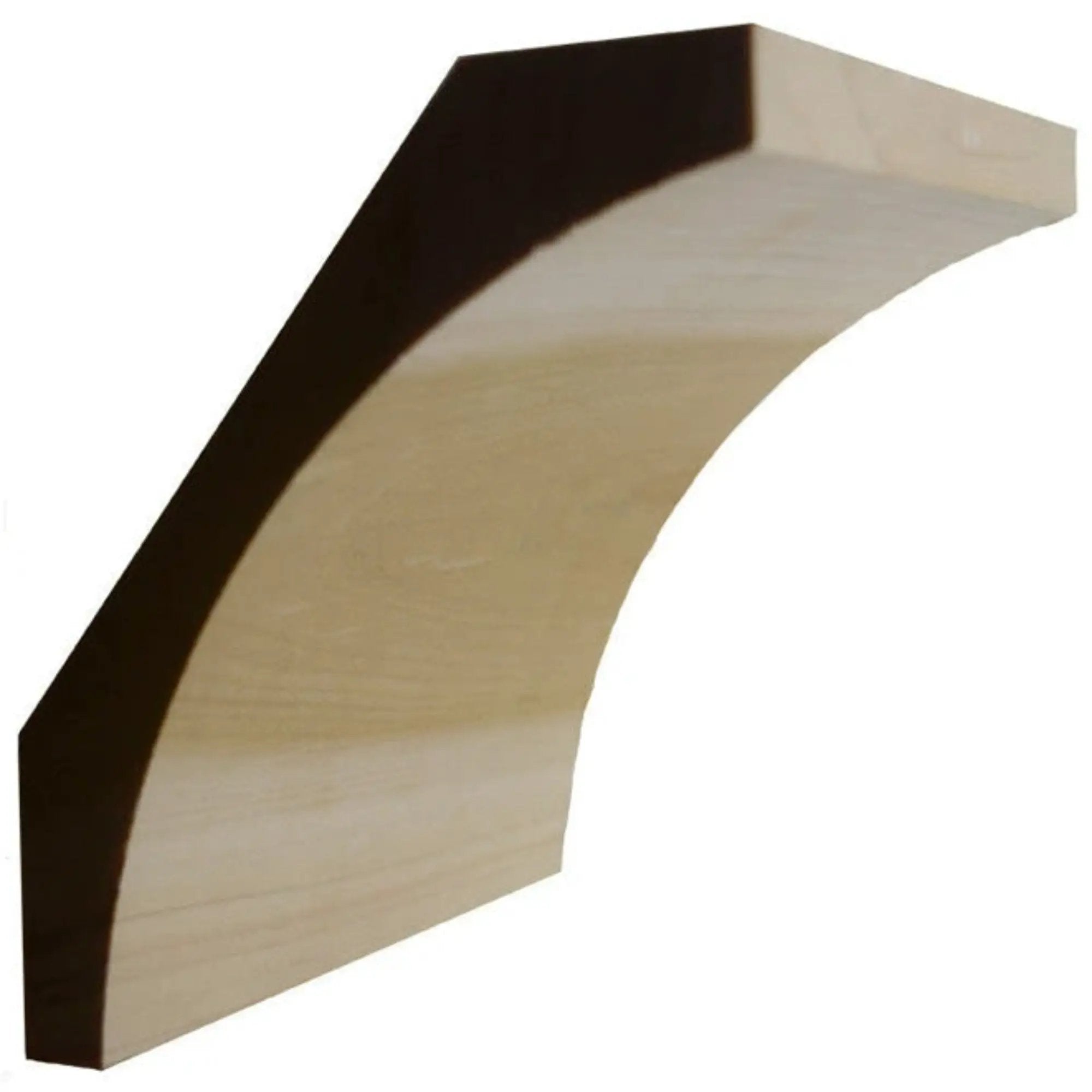 EWCR41 Cove Crown 1-3/8" x 6-3/16 Unfinished 4" High x 4-5/8" Deep by NewMouldings