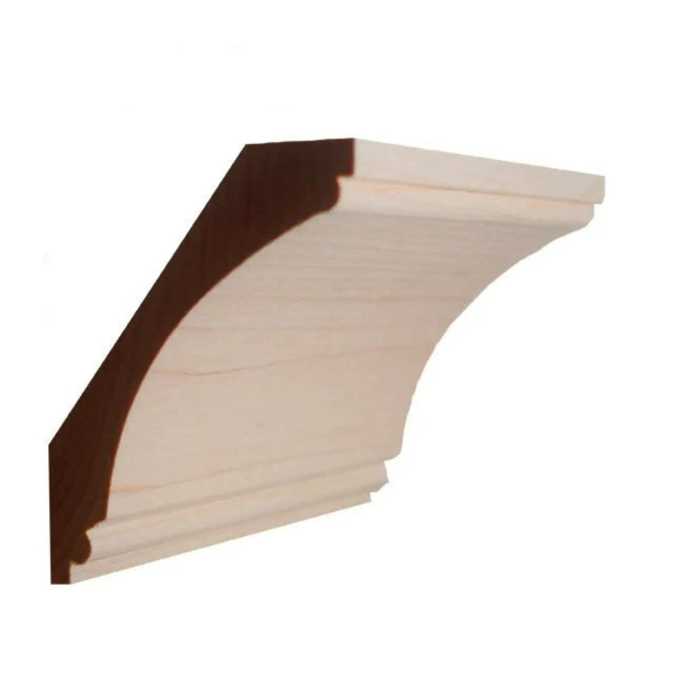 EWCR43 Cove Crown 7/8" x 4-1/4" Unfinished 3-1/4" High x 2-3/4" Deep by NewMouldings