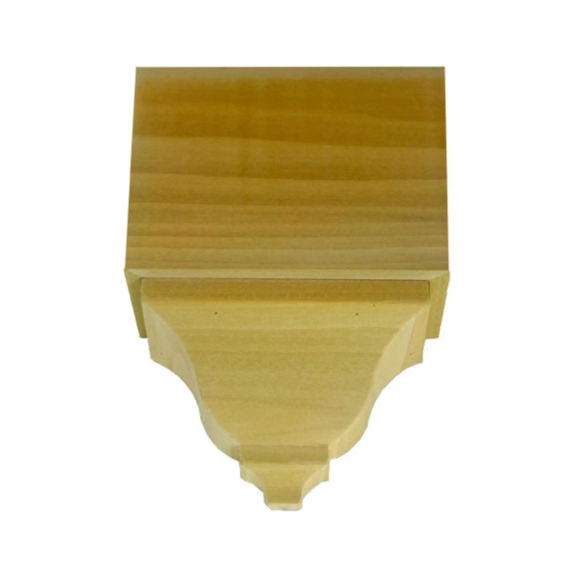 EWCR62 Crown Mid Block 3-1/2 Tall x 2-3/8 deep 4-3/4" Face Unfinished by NewMouldings