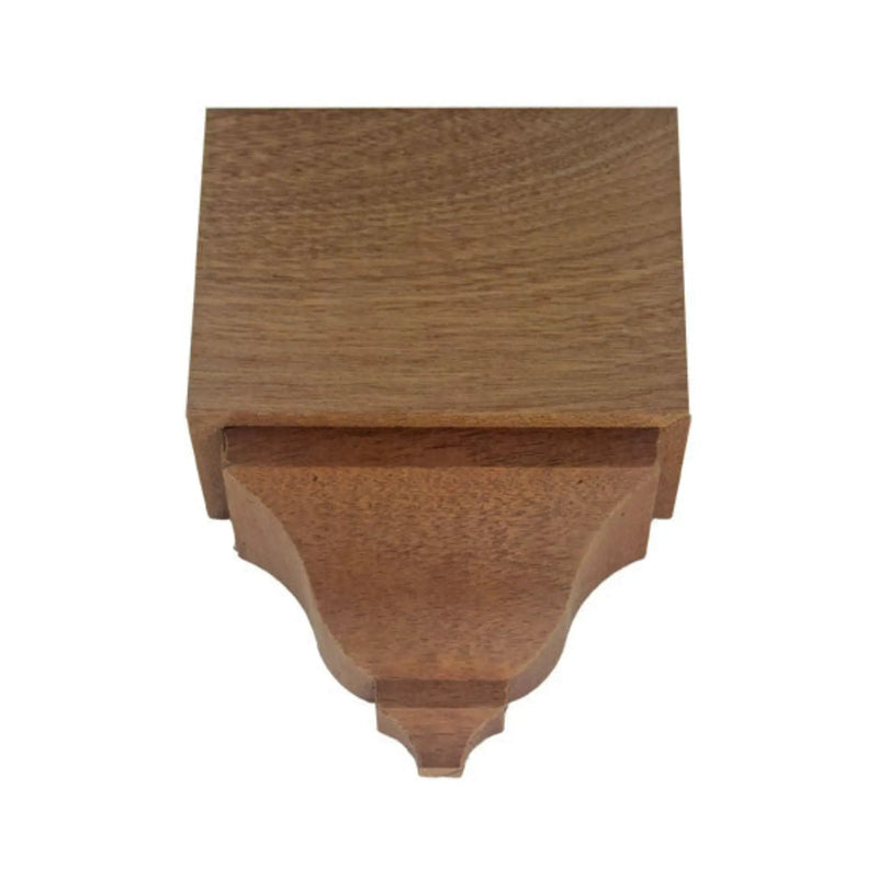 EWCR62 Crown Mid Block 3-1/2 Tall x 2-3/8 deep 4-3/4" Face Unfinished by NewMouldings