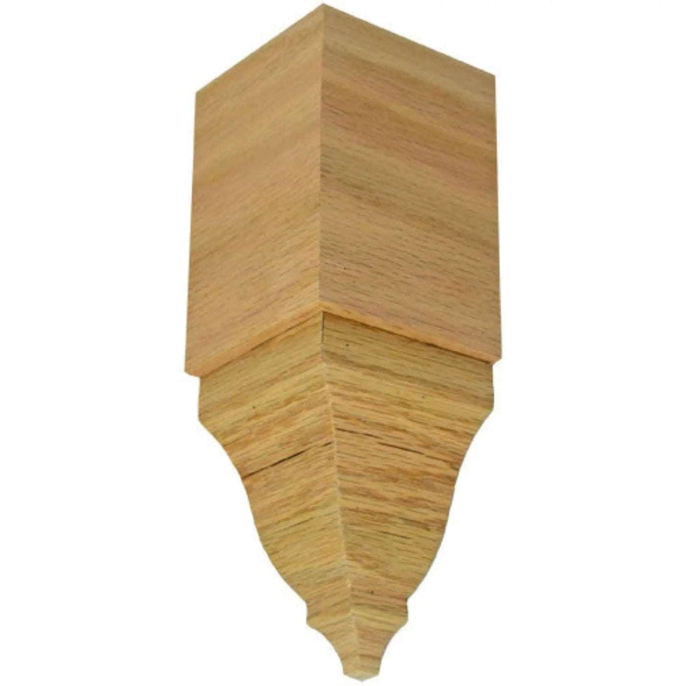 EWCR81 Crown Inside Corner Block 4-1/4" Tall x 3" deep. Unfinished by NewMouldings