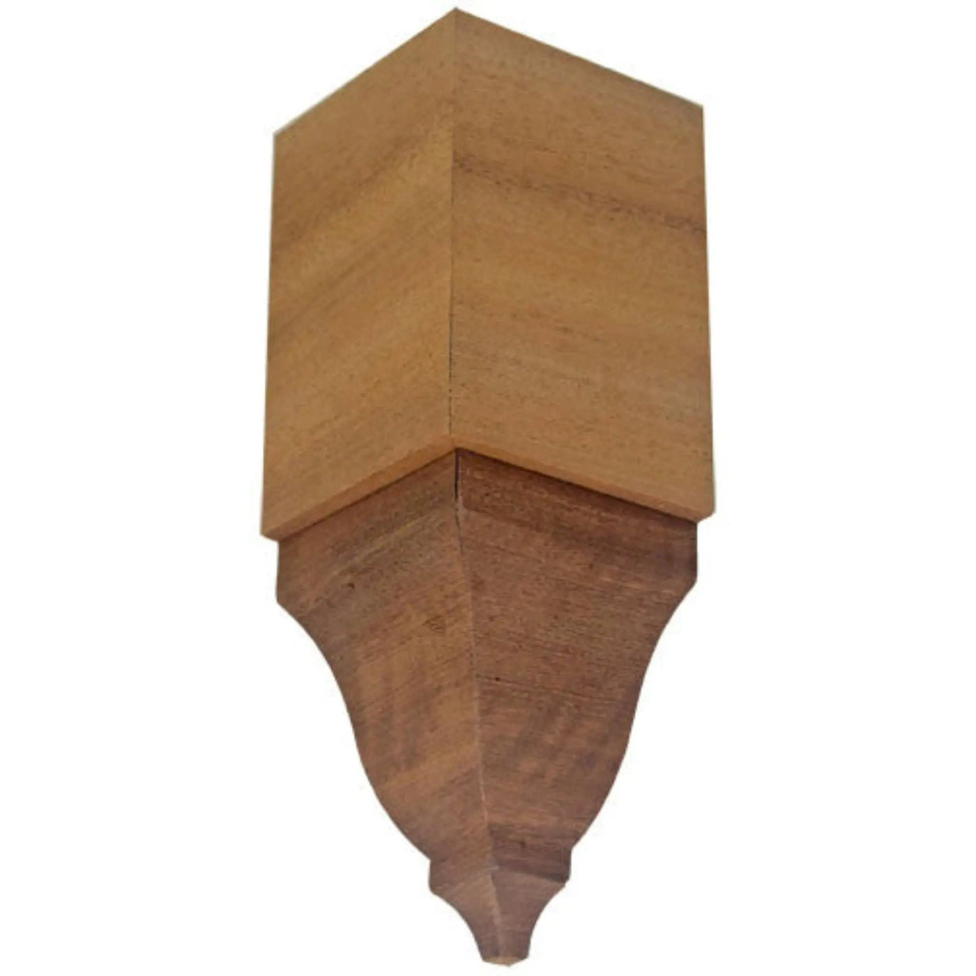 EWCR81 Crown Inside Corner Block 4-1/4" Tall x 3" deep. Unfinished by NewMouldings