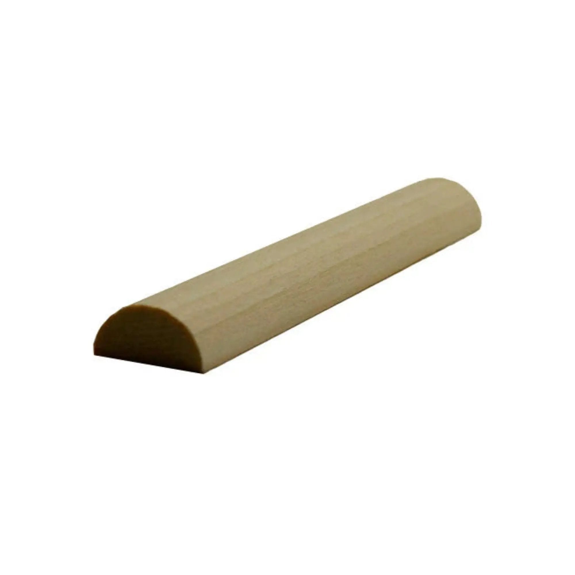 EWHR11 Half Round 3/4" Wide x 3/8" Moulding Trim. Unfinished by NewMouldings