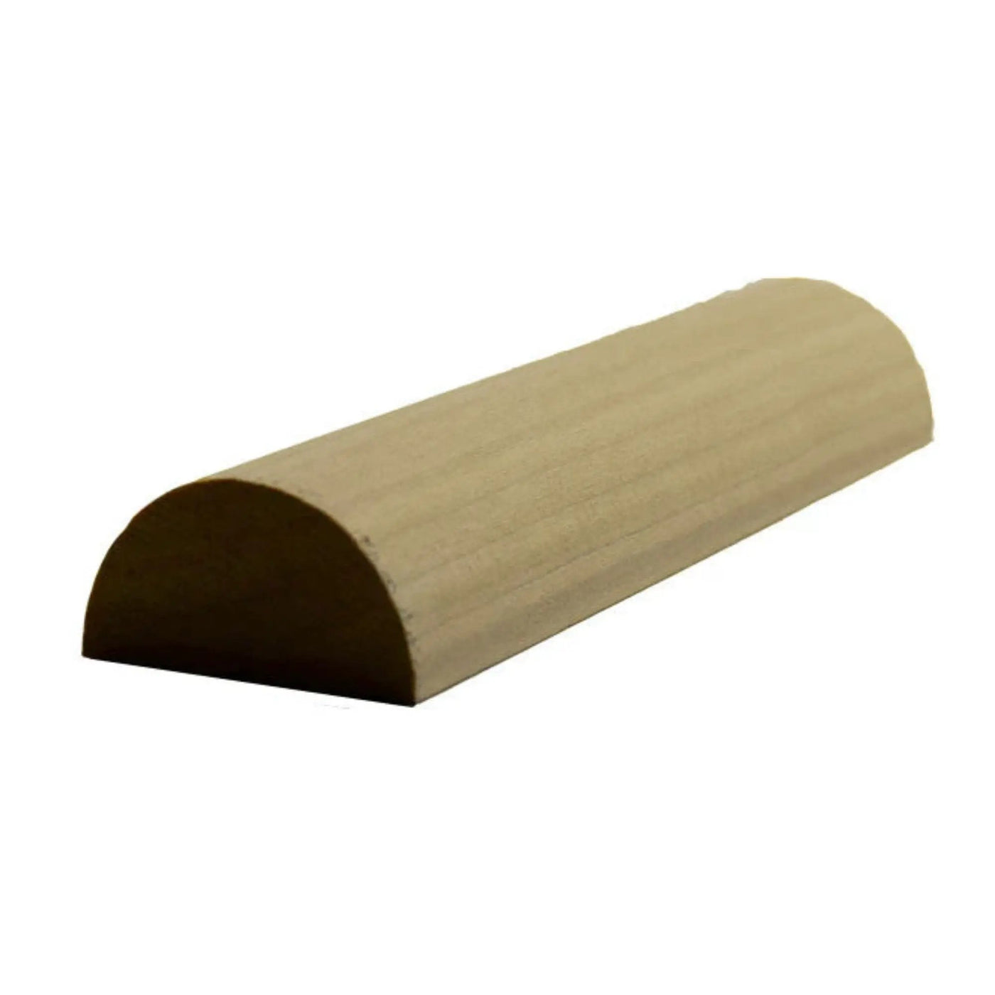 EWHR12 Half Round 1-3/8" Wide x 11/16" Moulding Trim. Unfinished by NewMouldings