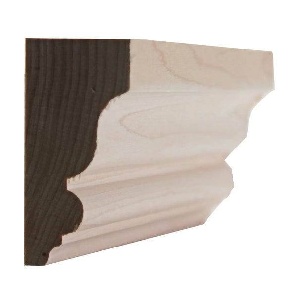 EWSC12 Solid Crown 2-1/4" High x 1-1/8" Deep Moulding. Unfinished