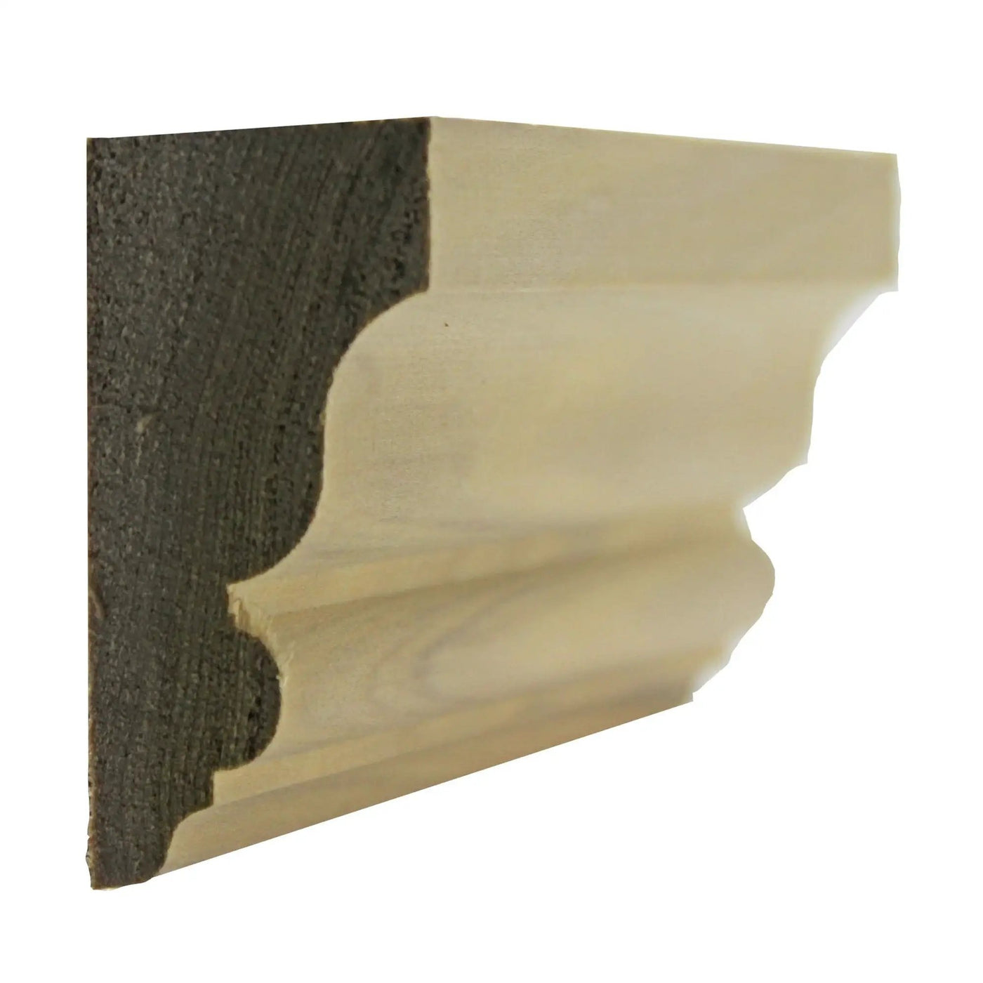 EWSC12 Solid Crown 2-1/4" High x 1-1/8" Deep Moulding. Unfinished by NewMouldings