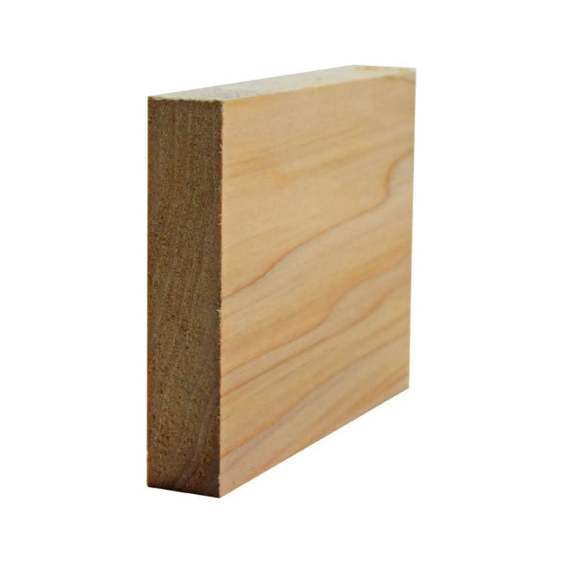 EWBB52 Square edge 3-1/2" Tall x 3/4" Baseboard Moulding. Unfinished by NewMouldings