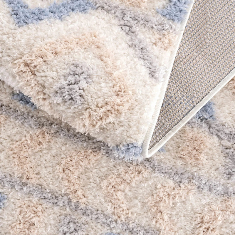 Eivin Pink & Blue Area Rug - Clearance by Boutique Rugs