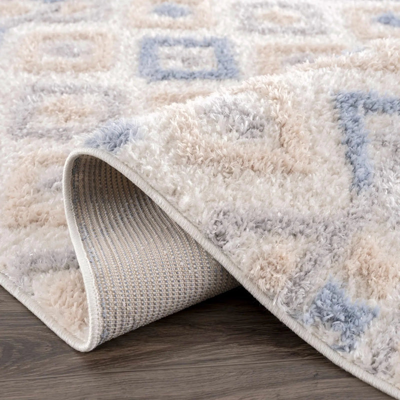 Eivin Pink & Blue Area Rug - Clearance by Boutique Rugs