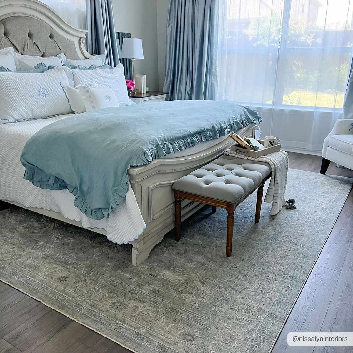 Earlsfield Thick Luxe Statement Rug by Boutique Rugs