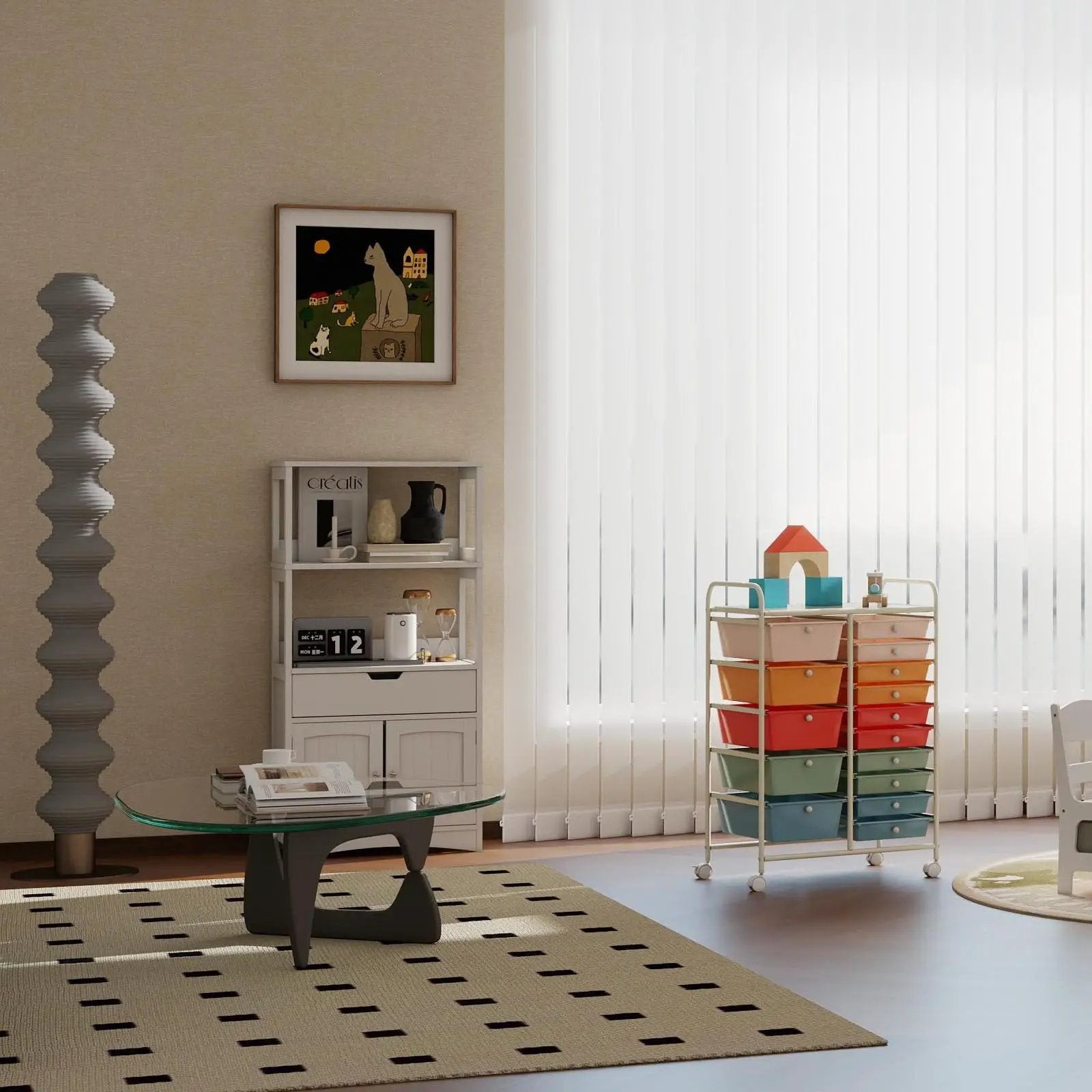Efficient Dining and Storage Bundle for Clean Compact Living by DirectDeals