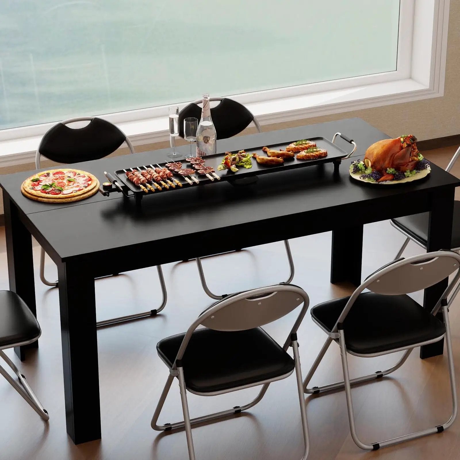 Efficient Dining and Storage Bundle for Clean Compact Living by DirectDeals