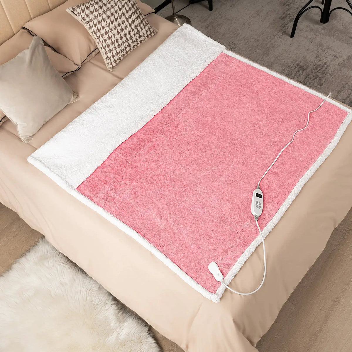 Electric Heated Blanket Throw with 10 Heat Settings, photo 2 of 9