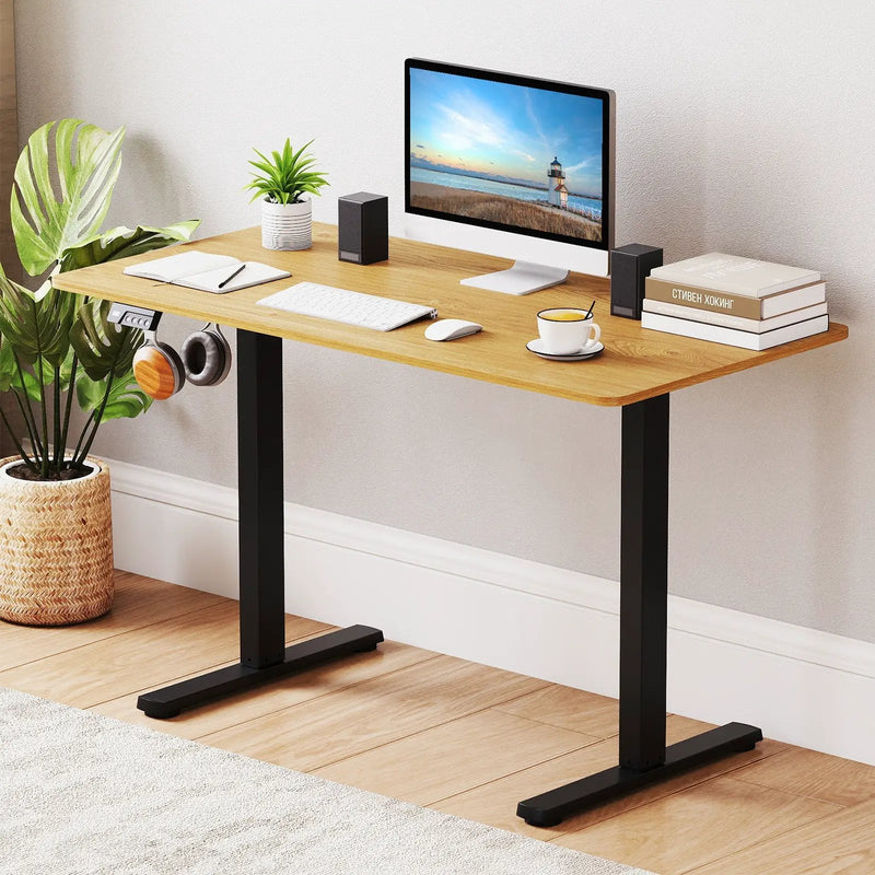 Electric Standing Desk Frame Height Adjustable Computer Desk Base with LED Display by DirectDeals