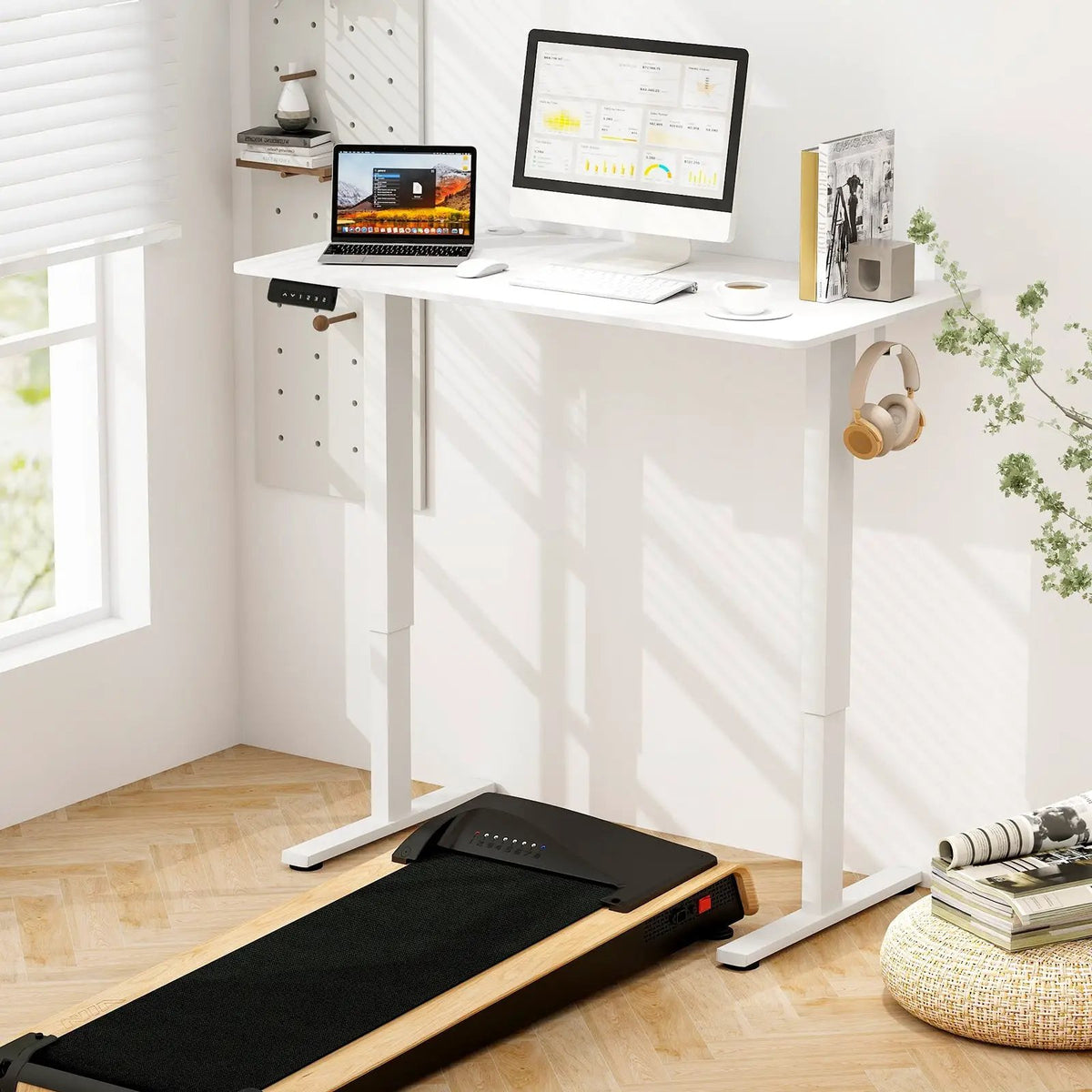 Electric Standing Desk with Memory Presets & Cable Management, photo 12 of 15