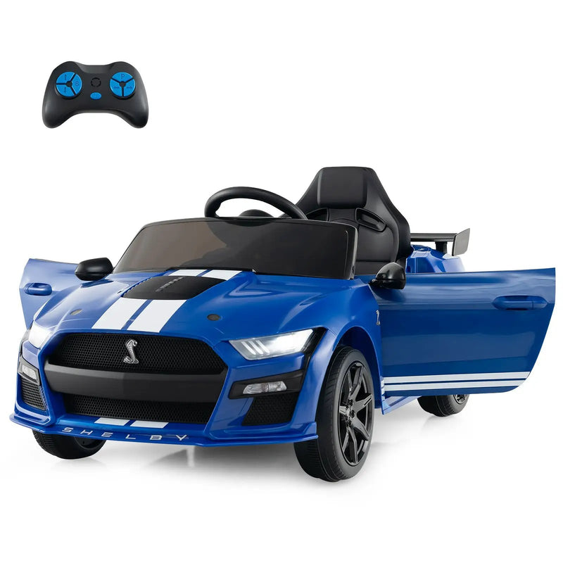 12V Licensed Ford Mustang Shelby GT500 Kids Ride on Car with Remote Control for Kids Aged 3-8 by DirectDeals
