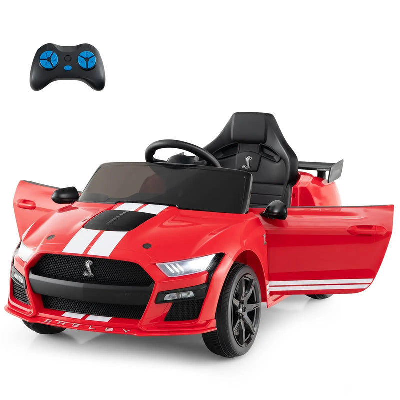 12V Licensed Ford Mustang Shelby GT500 Kids Ride on Car with Remote Control for Kids Aged 3-8 by DirectDeals