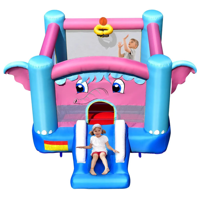 3-in-1 Elephant Theme Inflatable Castle without Blower by DirectDeals