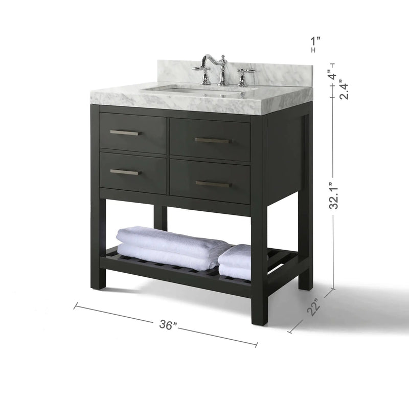 Elizabeth 36" Bath Vanity Set by Ancerre Designs