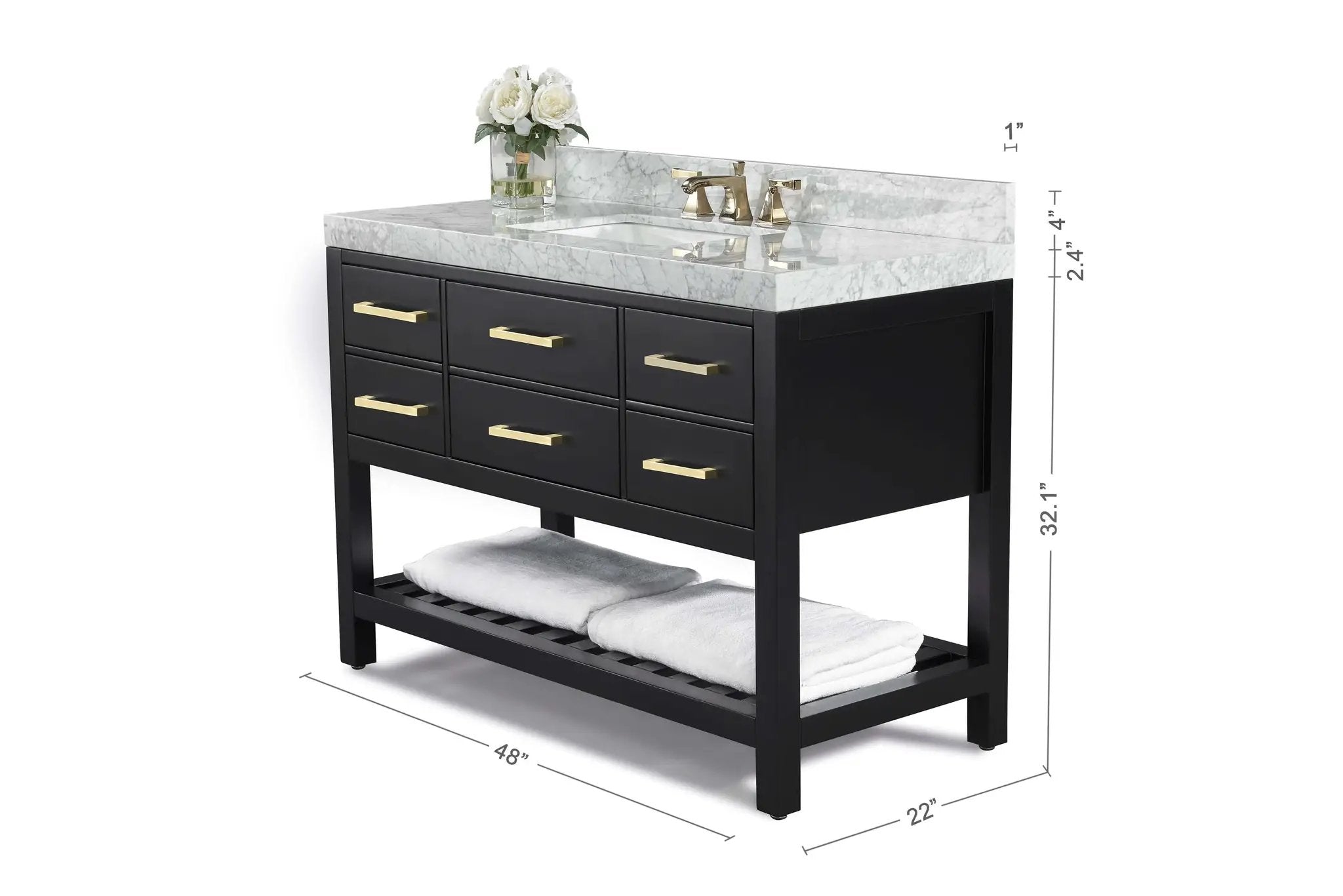Elizabeth 48" Bath Vanity Set by Ancerre Designs