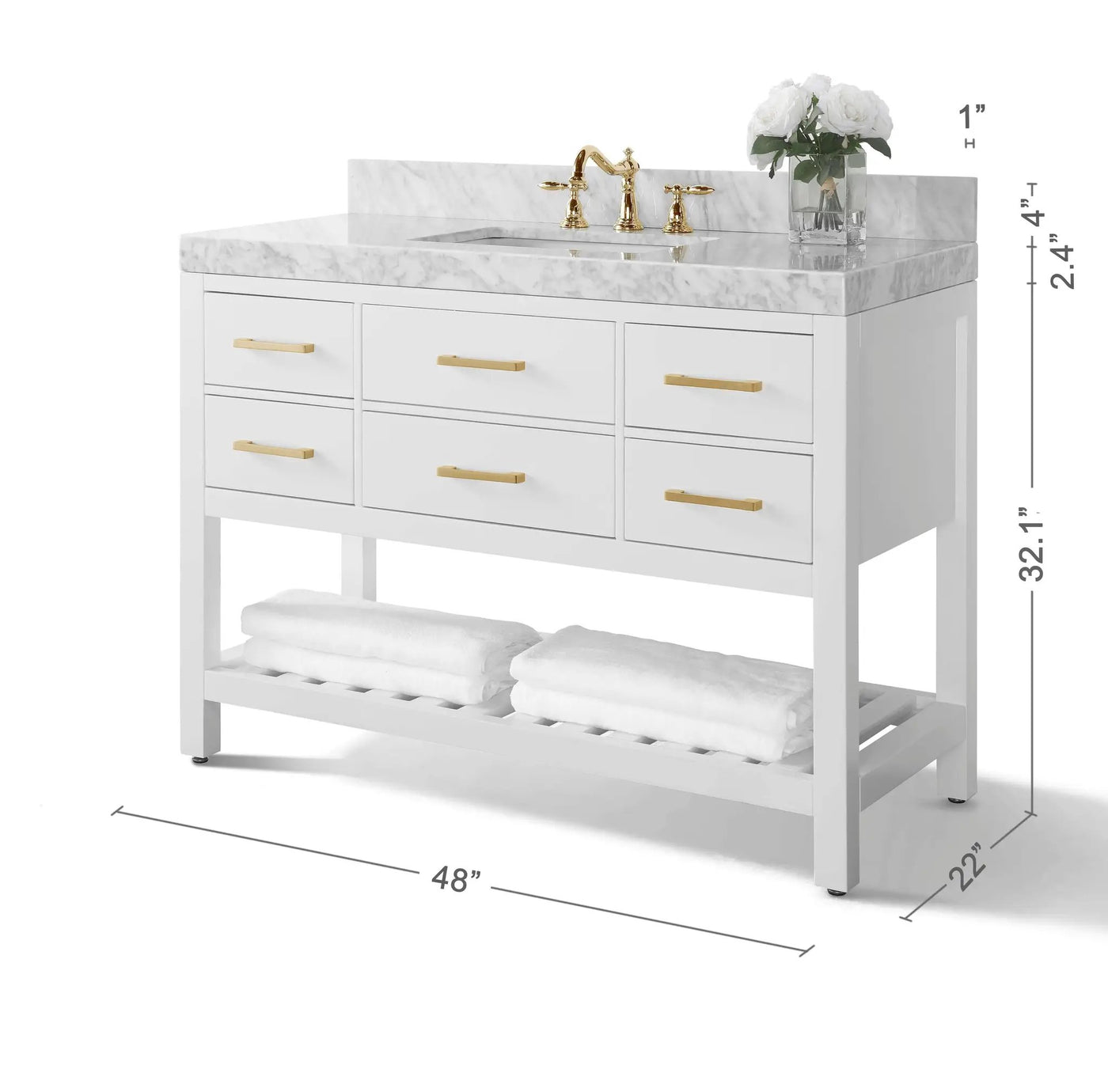 Elizabeth 48" Bath Vanity Set by Ancerre Designs