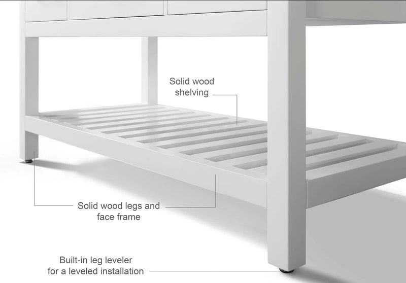 Elizabeth 60" Bath Vanity Set by Ancerre Designs