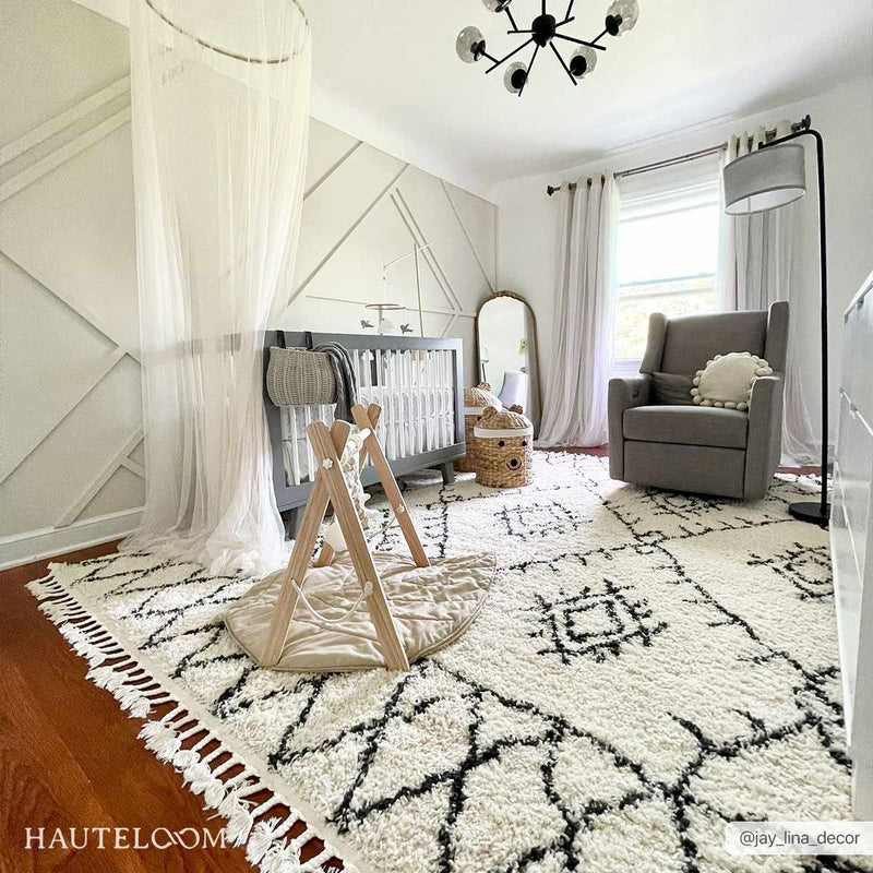 Emlenton Berber Shag with Tassels - Clearance by Boutique Rugs