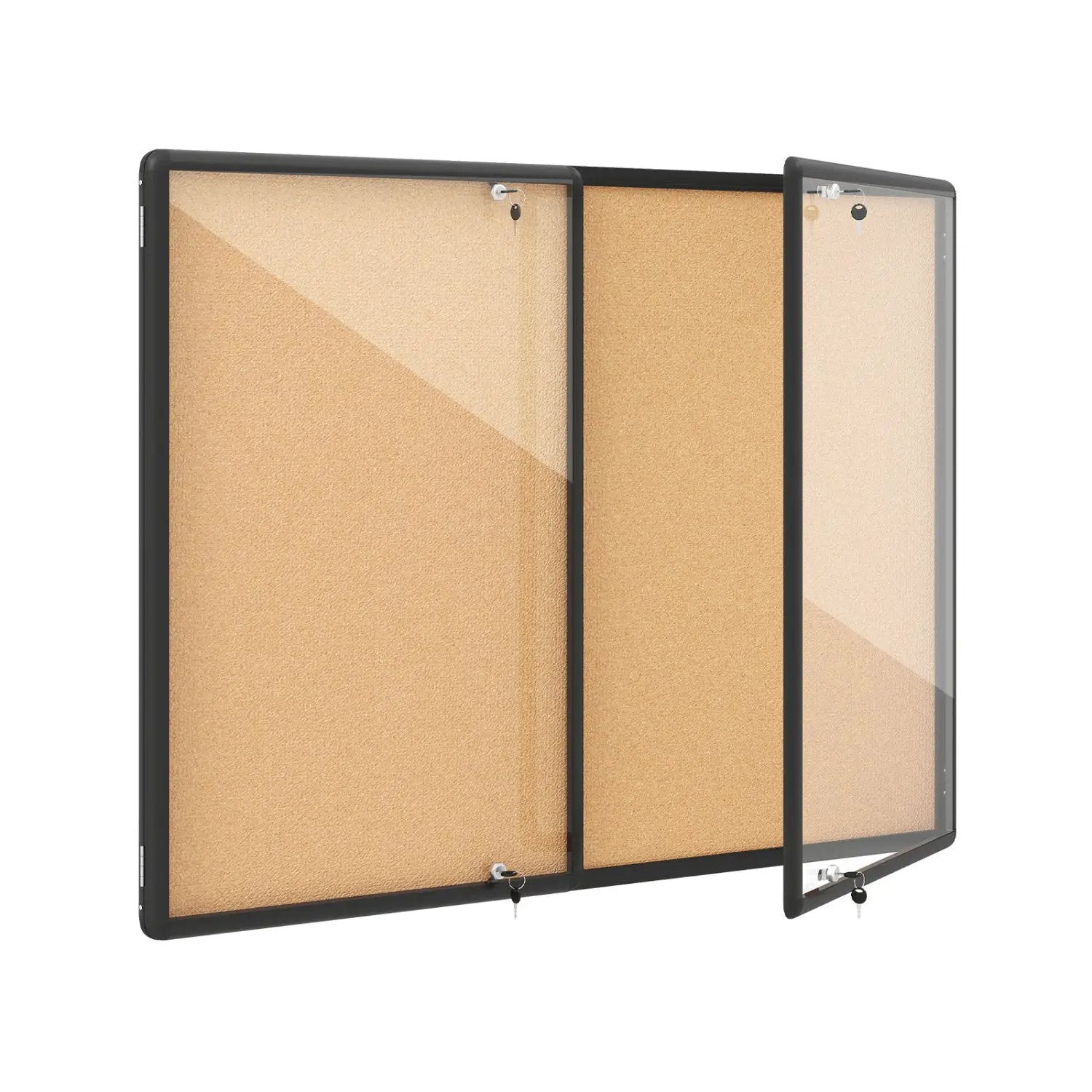 Enclosed Bulletin Board 47.5" x 35.5" with Aluminum Frame by DirectDeals
