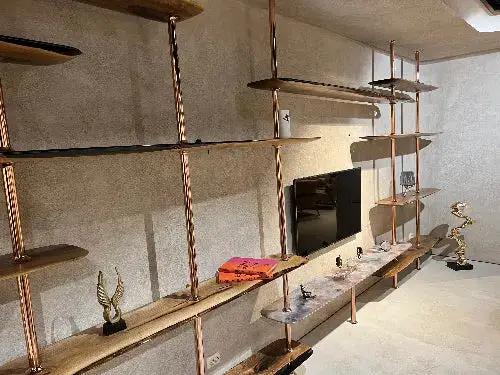 Epoxy Resin Shelves – Modern Room Divider by Gizz