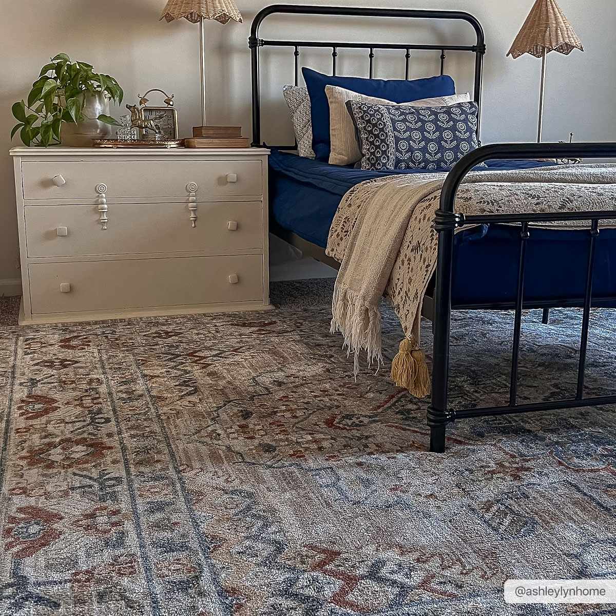 Erez Flat Pile Washable Rug, photo 4 of 20