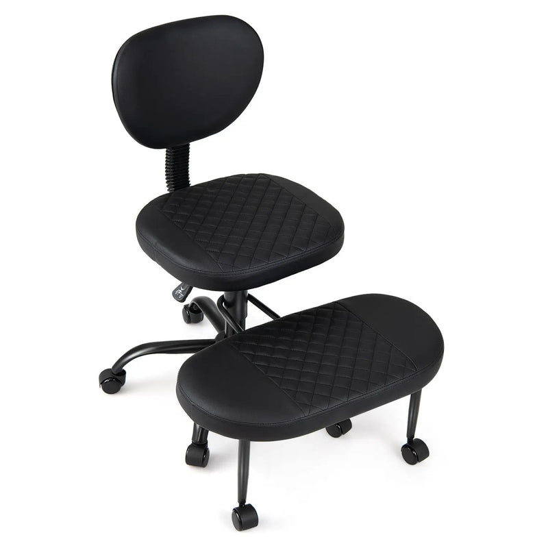 Cross Legged Office Chair with Adjustable Height & Footrest by DirectDeals