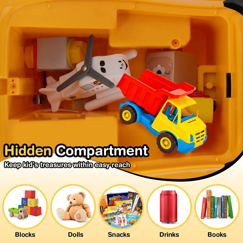 Excavator Digger Toy with Adjustable Bucket-Yellow by DirectDeals