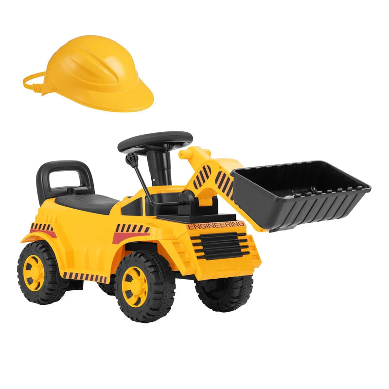 Excavator Digger Toy with Adjustable Bucket-Yellow by DirectDeals