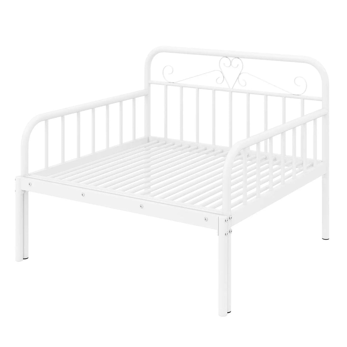 Extendable Metal Daybed to Twin Size Bed with Guardrails and Armrests, photo 4 of 9