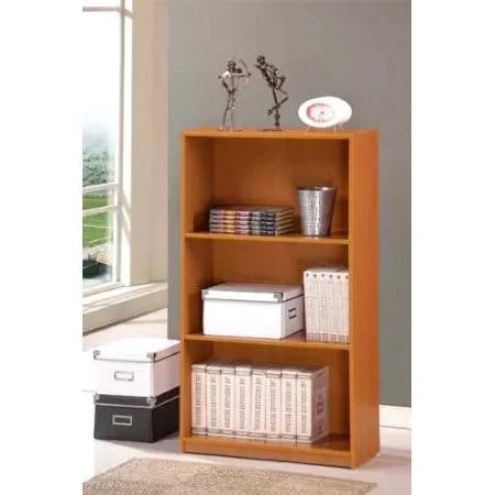 Light Cherry Finish 3-Tier Storage Shelves Bookcase by HomePacific