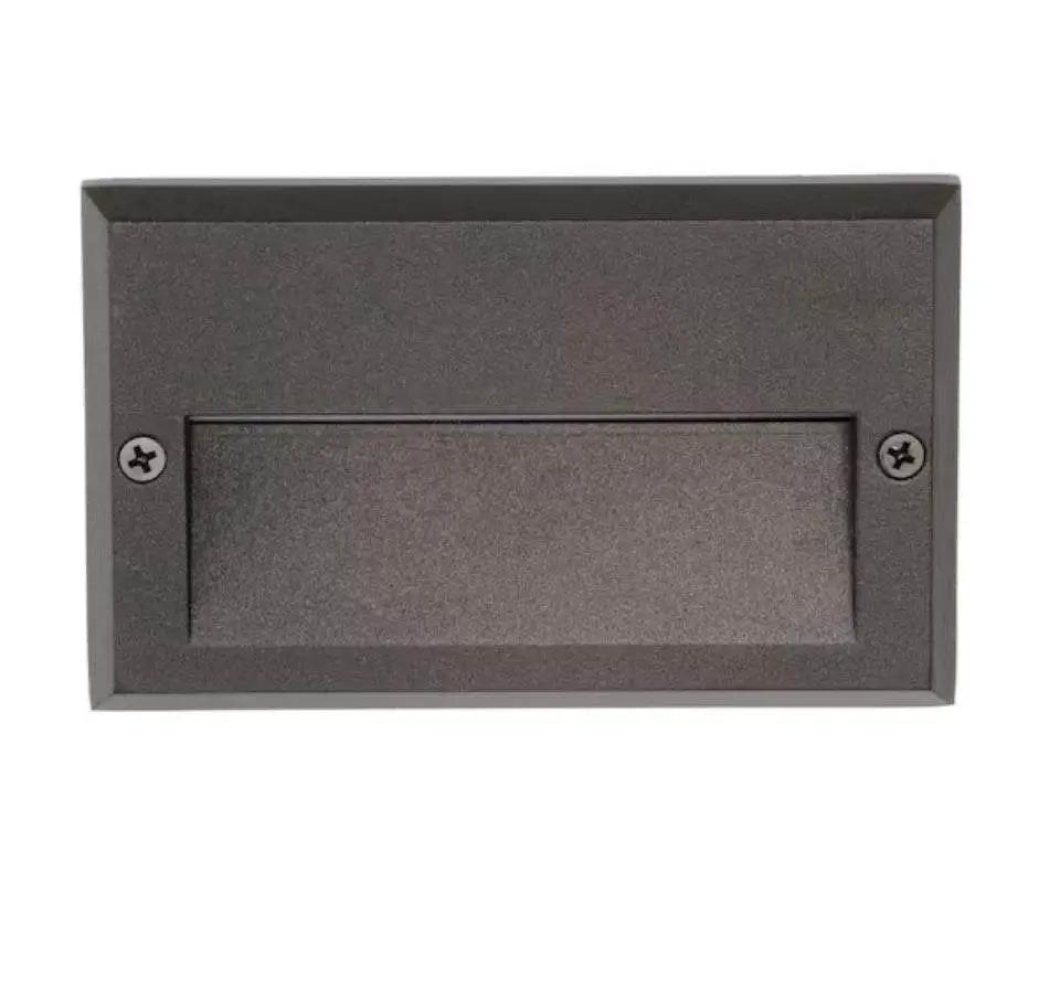 Hampton Bay 49 Lumen 5.5 in. Low Voltage Black Integrated LED Deck Light by Selzalot