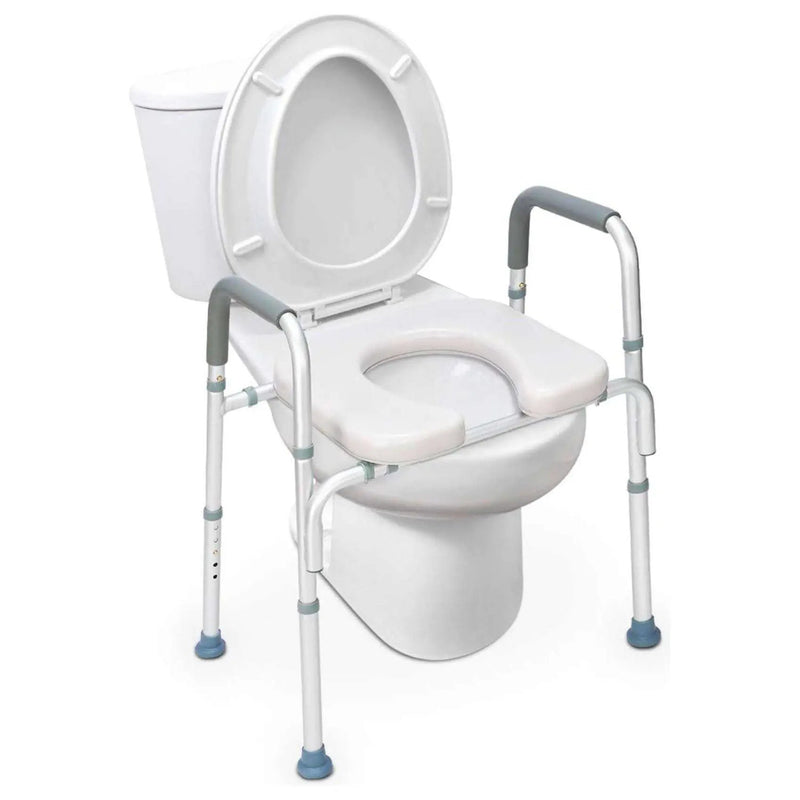 Raised Toilet Seat 300lb Heavy Duty Medical Raised Homecare Commode by Selzalot