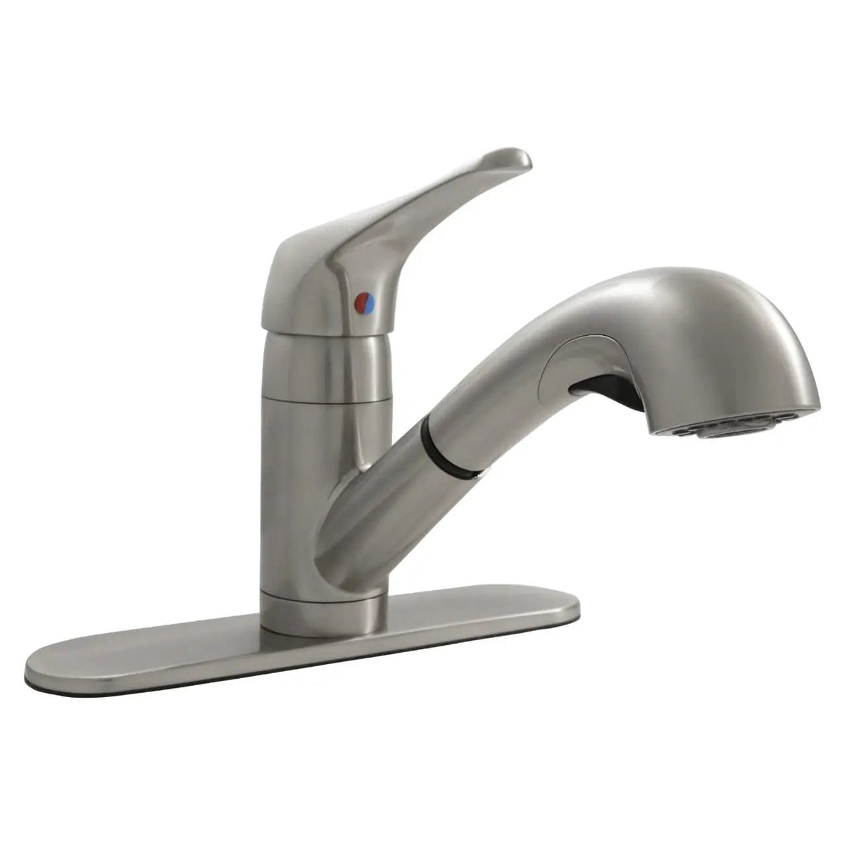 1-handle Pull-out Sprayer Kitchen Faucet 805 Brushed Nickel by MSI Surfaces