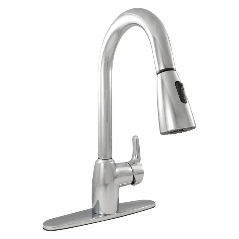 Handle Pull Out Kitchen Faucet 802 Chrome by MSI Surfaces