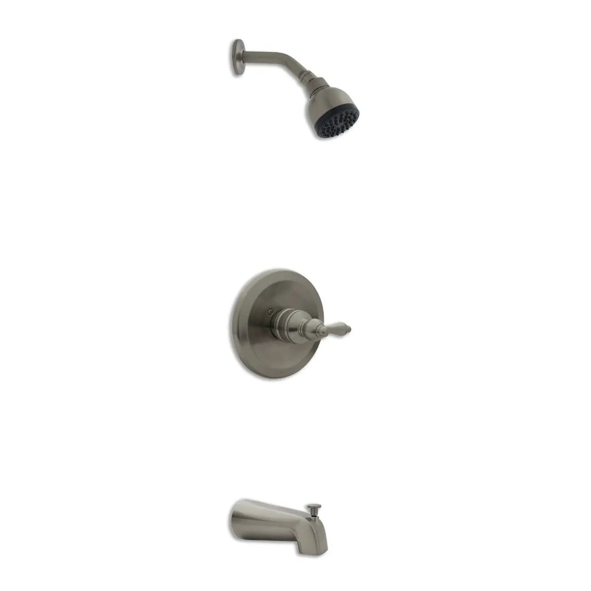 Handle Shower Tub Faucet 607 Brush Nickel Brushed by MSI Surfaces