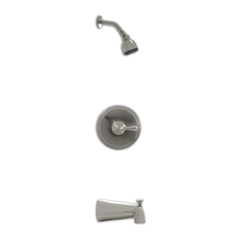 Handle Shower Tub Faucet 607 Brush Nickel Brushed by MSI Surfaces