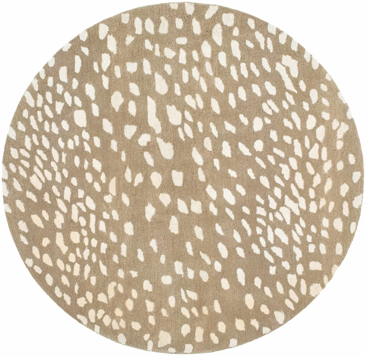 Athena Brown Giraffe Print Wool Rug, photo 5 of 13