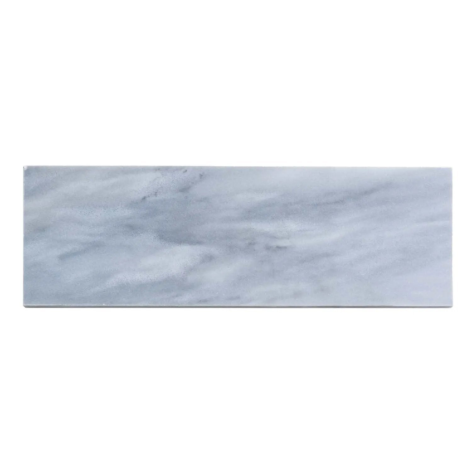 Gray 4x12 Honed Subway Bardiglio Nuvolato Marble Tile (15 pack, 5 sq ft/case) by Apollo Tile
