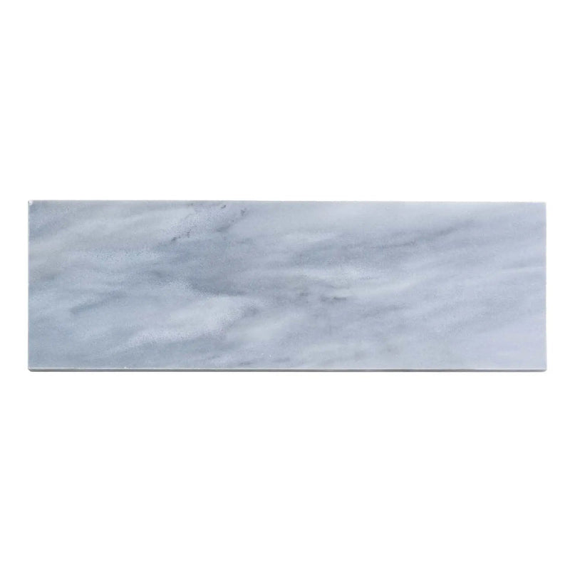 Gray 4x12 Honed Subway Bardiglio Nuvolato Marble Tile (15 pack, 5 sq ft/case) by Apollo Tile