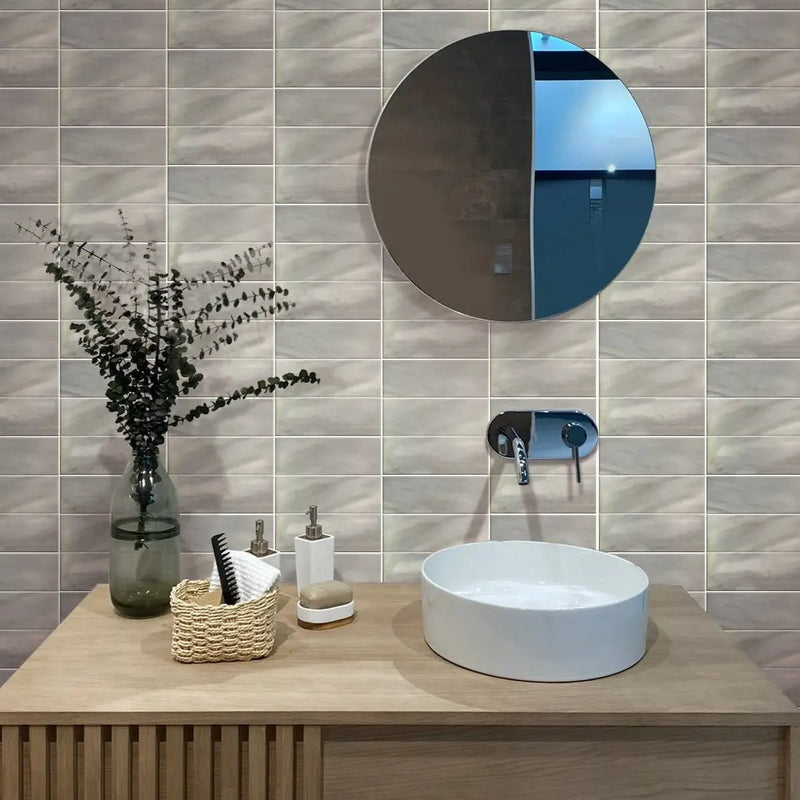 Gray 4x12 Honed Subway Bardiglio Nuvolato Marble Tile (15 pack, 5 sq ft/case) by Apollo Tile