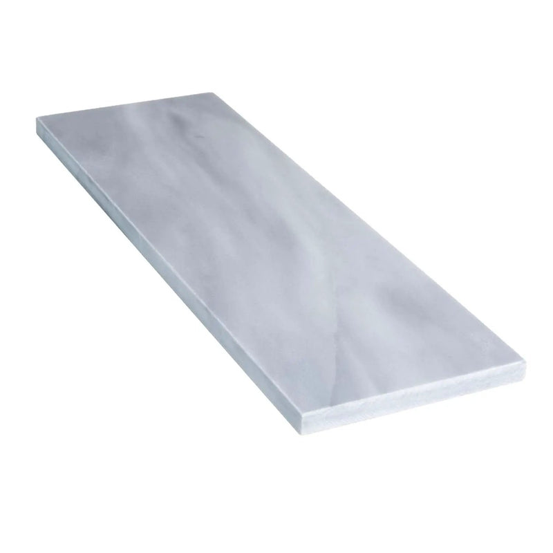 Gray 4x12 Honed Subway Bardiglio Nuvolato Marble Tile (15 pack, 5 sq ft/case) by Apollo Tile