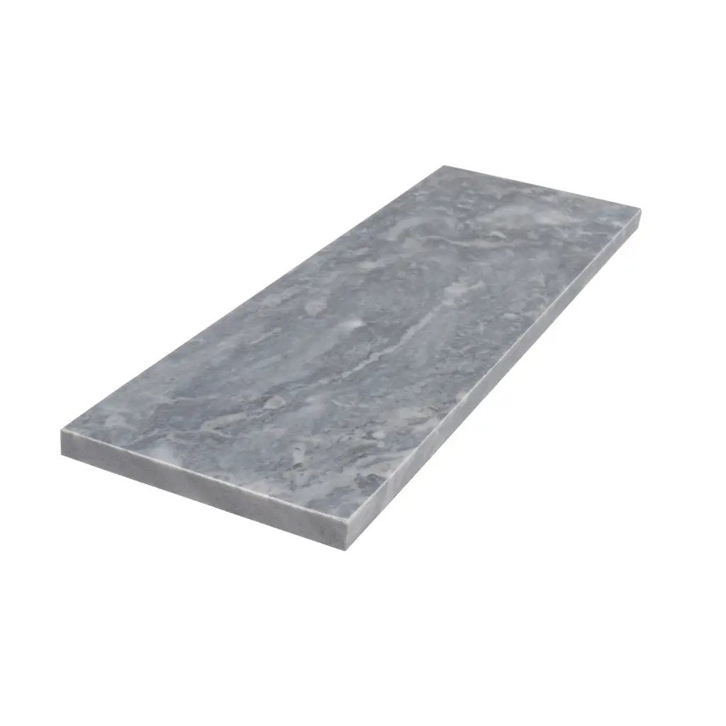 Gray 4x12 Polished Subway Bardiglio Nuvolato Marble Tile (15 pack, 5 sq ft/case) by Apollo Tile